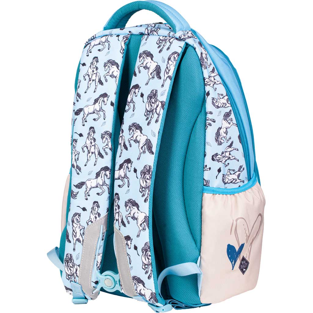 ICO: LizzySuli Wild Beauty Sport Club Active+ jazdecký ergonomický 27 litrový školský batoh, ruksak kép 4