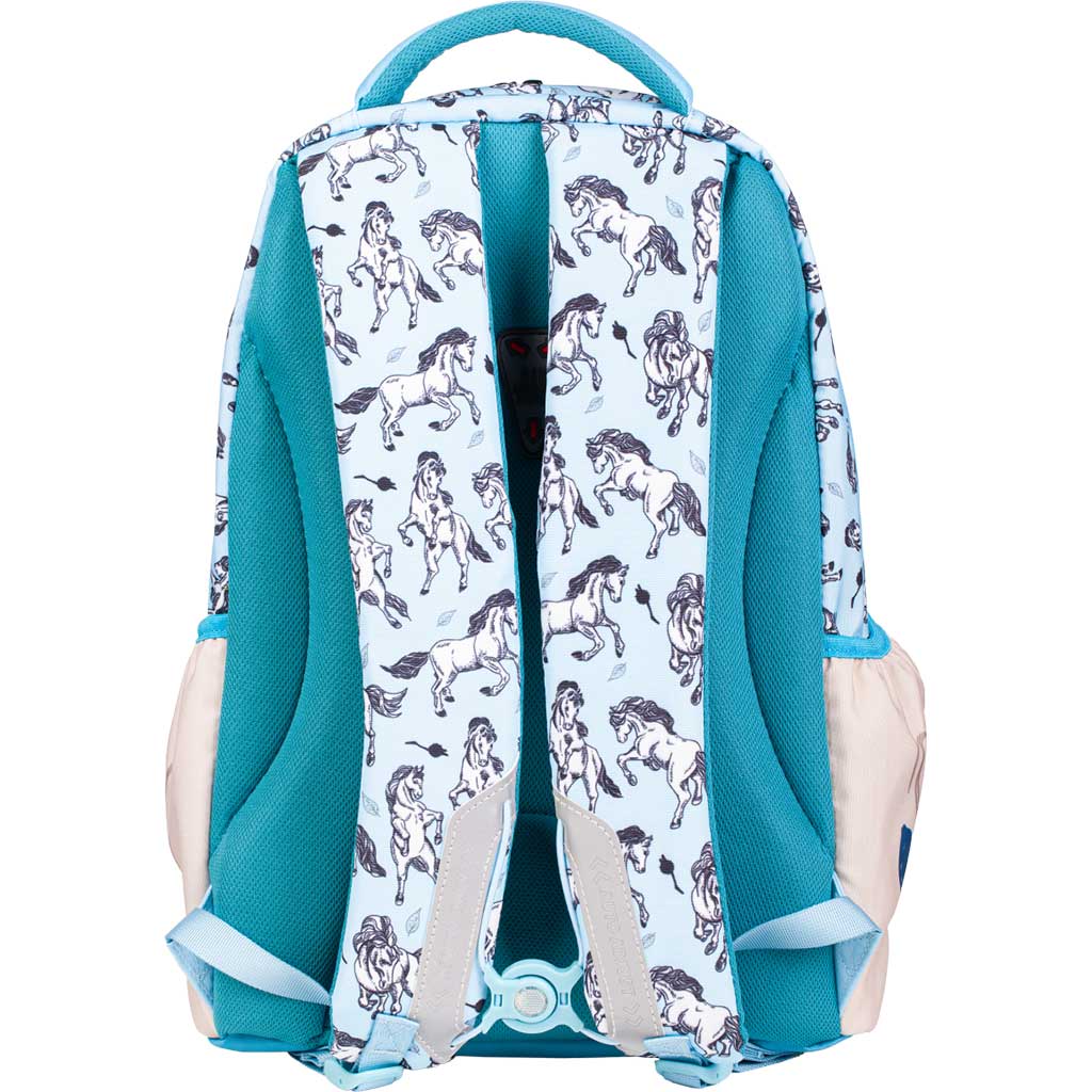 ICO: LizzySuli Wild Beauty Sport Club Active+ jazdecký ergonomický 27 litrový školský batoh, ruksak kép 5