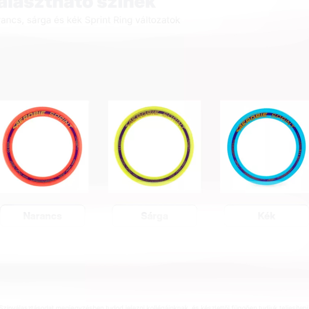 Aerobie: Sprint Ring frisbee 25 cm v rôznych variantoch 1ks kép 4