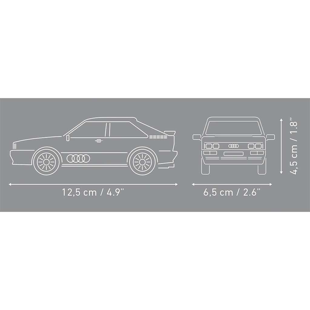 COBI: Audi Quattro 1980 auto stavebnica (24664) kép 4