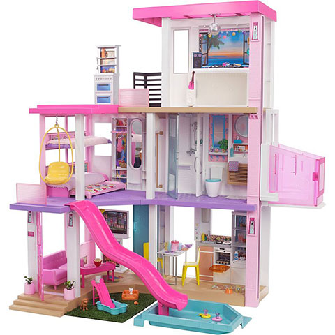 Barbie: Viacposchodový dom snov so svetlom a zvukom - Mattel kép 4