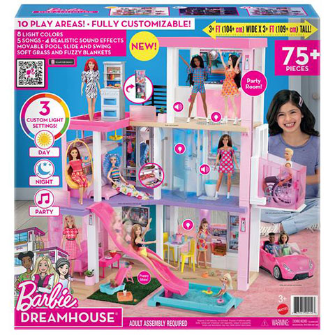 Barbie: Viacposchodový dom snov so svetlom a zvukom - Mattel kép 1