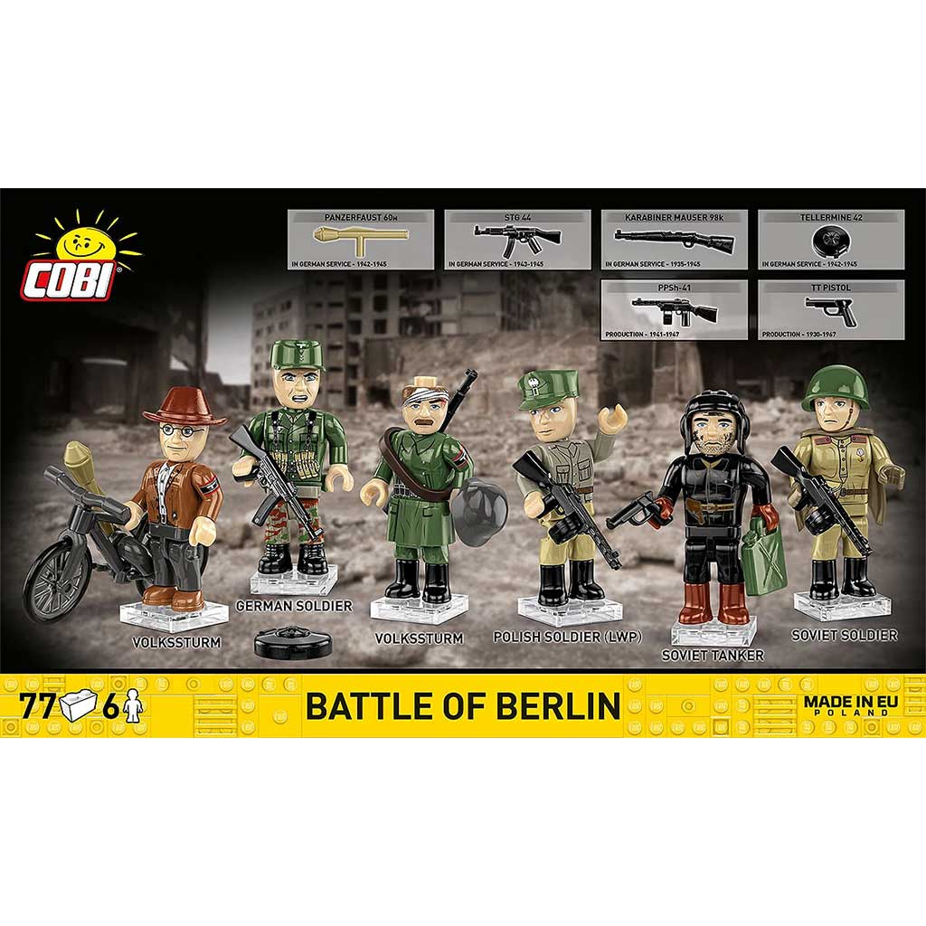 COBI: WWII Berlínsky bojový figurkový set (2064) kép 2