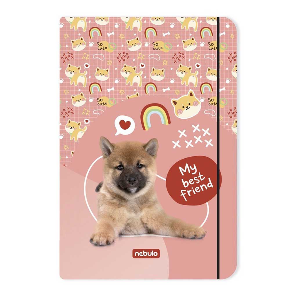 Nebulo: Best Friend psí gumiový zošit A/4 veľkosť kép 1