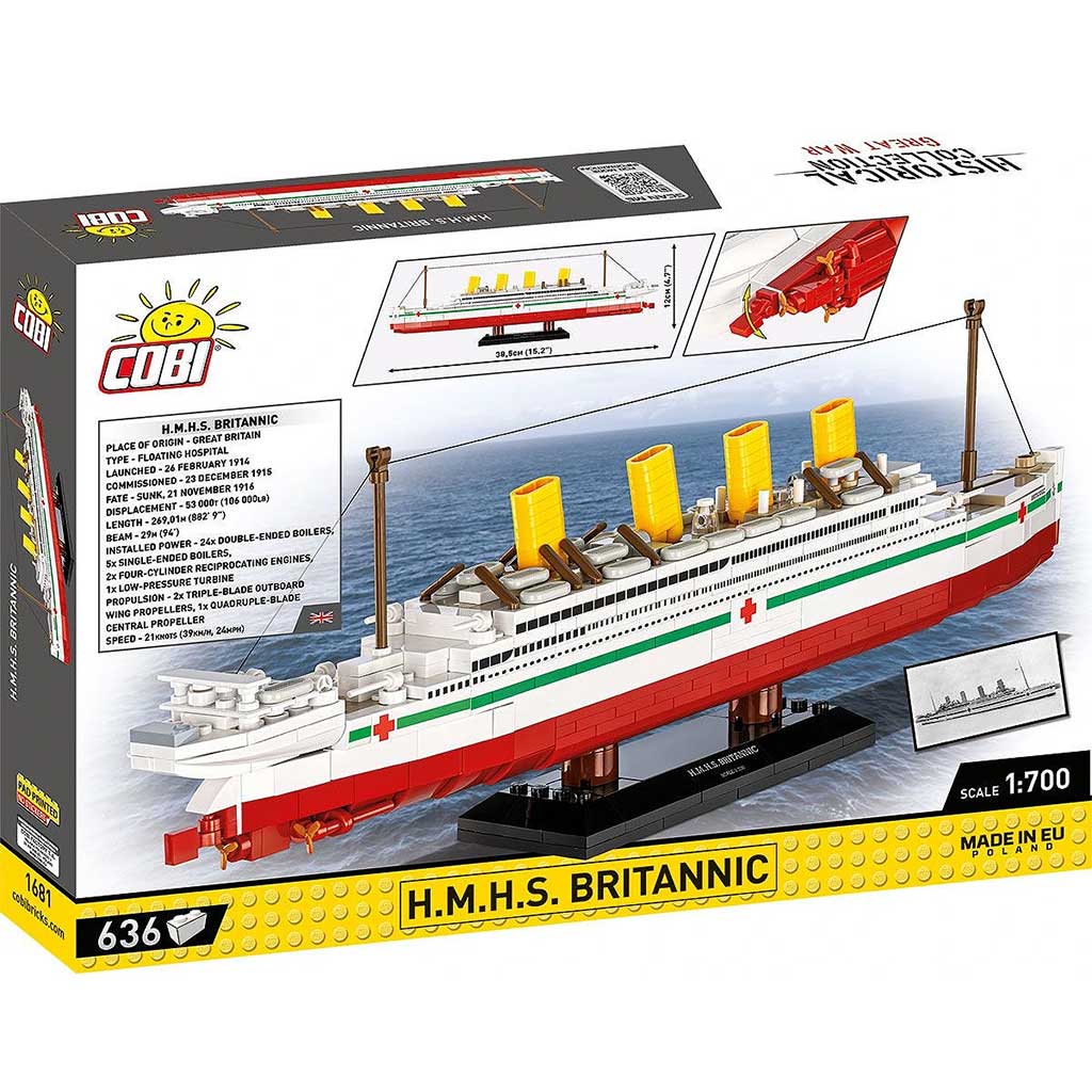 COBI: H.M.H.S. Britannic loď stavebnica (1681) kép 2