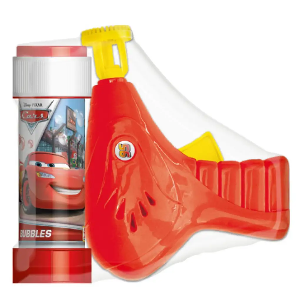 Bublifuková pištoľ Cars/Autá + 60ml bublifuková náplň kép 1