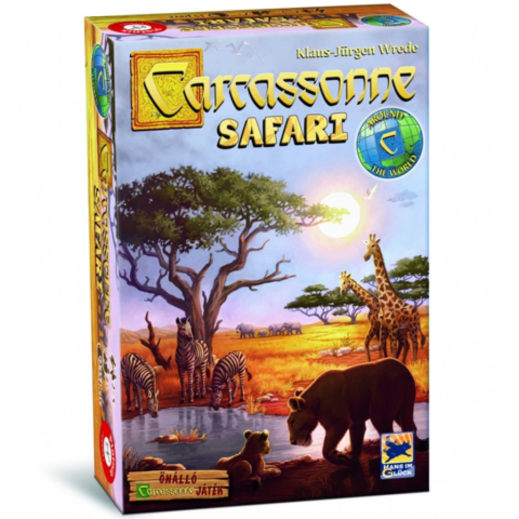 Carcassone Safari spoločenská hra - Piatnik (Maďarská) kép 1
