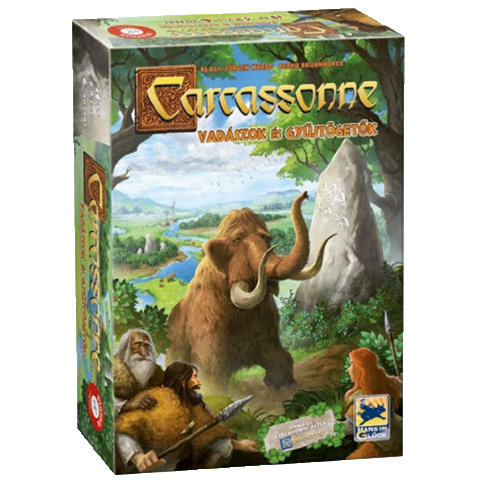 Carcassonne Poľovníci a zberatelia spoločenská hra - Piatnik (maď.jaz.) kép 1