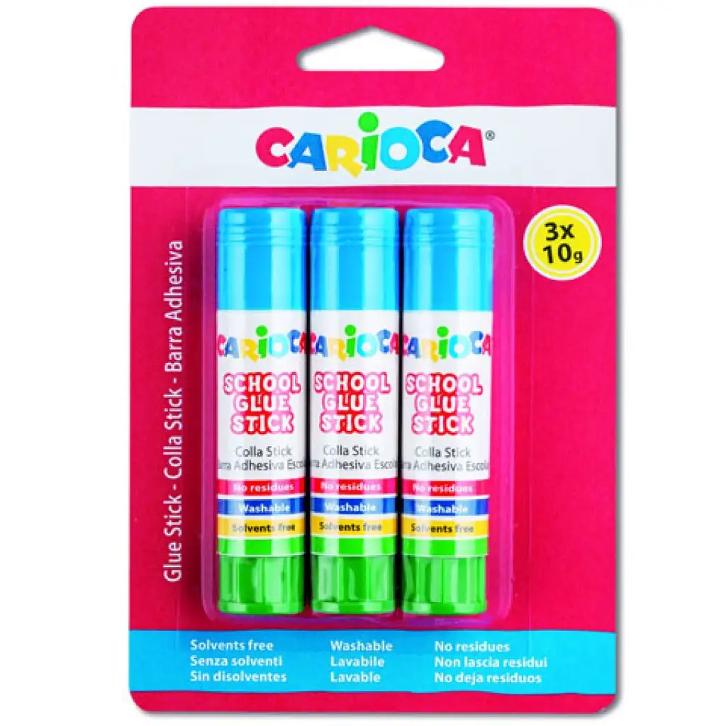 Carioca: Školská lepiaca tyčinka 10 g / 3 kusy kép 1