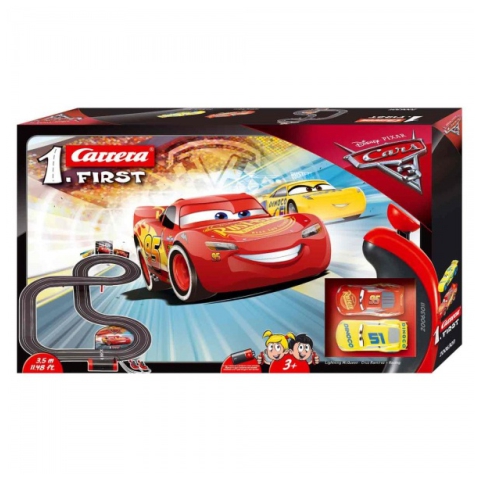 Carrera 1. First Autá 3. Blesk McQeena Dinoco Ramirez autová dráha kép 1