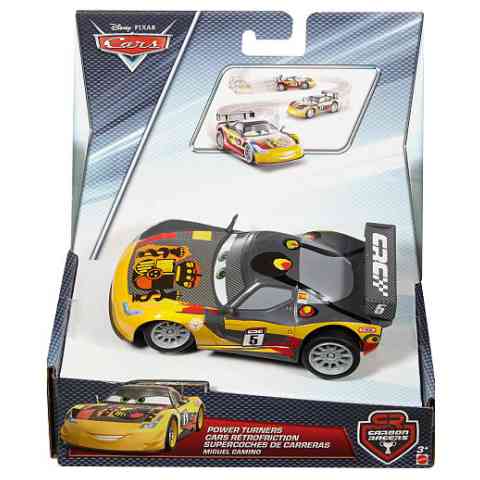 Cars Carbon Racers Karbónový Miguel Camino Deluxe 1/43 - Mattel ...