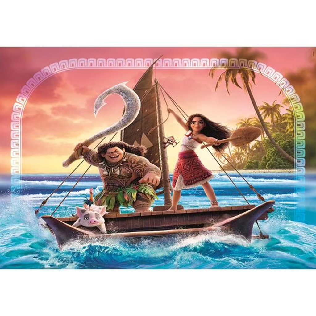 Vaiana 2 dobrodružstvá 104 ks Supercolor puzzle - Clementoni kép 2