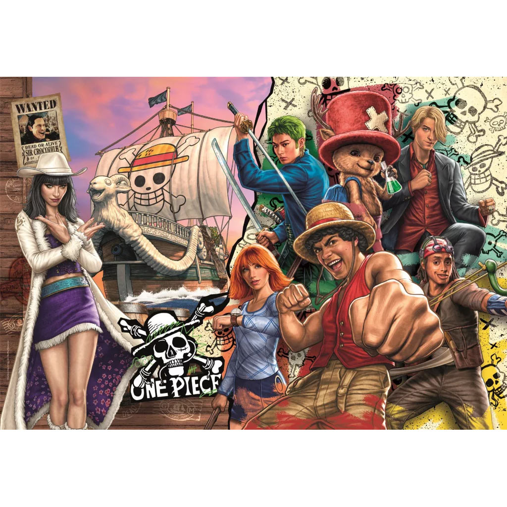 One Piece 180-dielny Supercolor puzzle - Clementoni kép 2