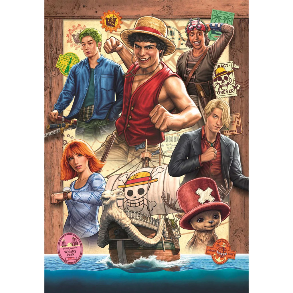 One Piece tím 300-dielová skladačka - Clementoni kép 2