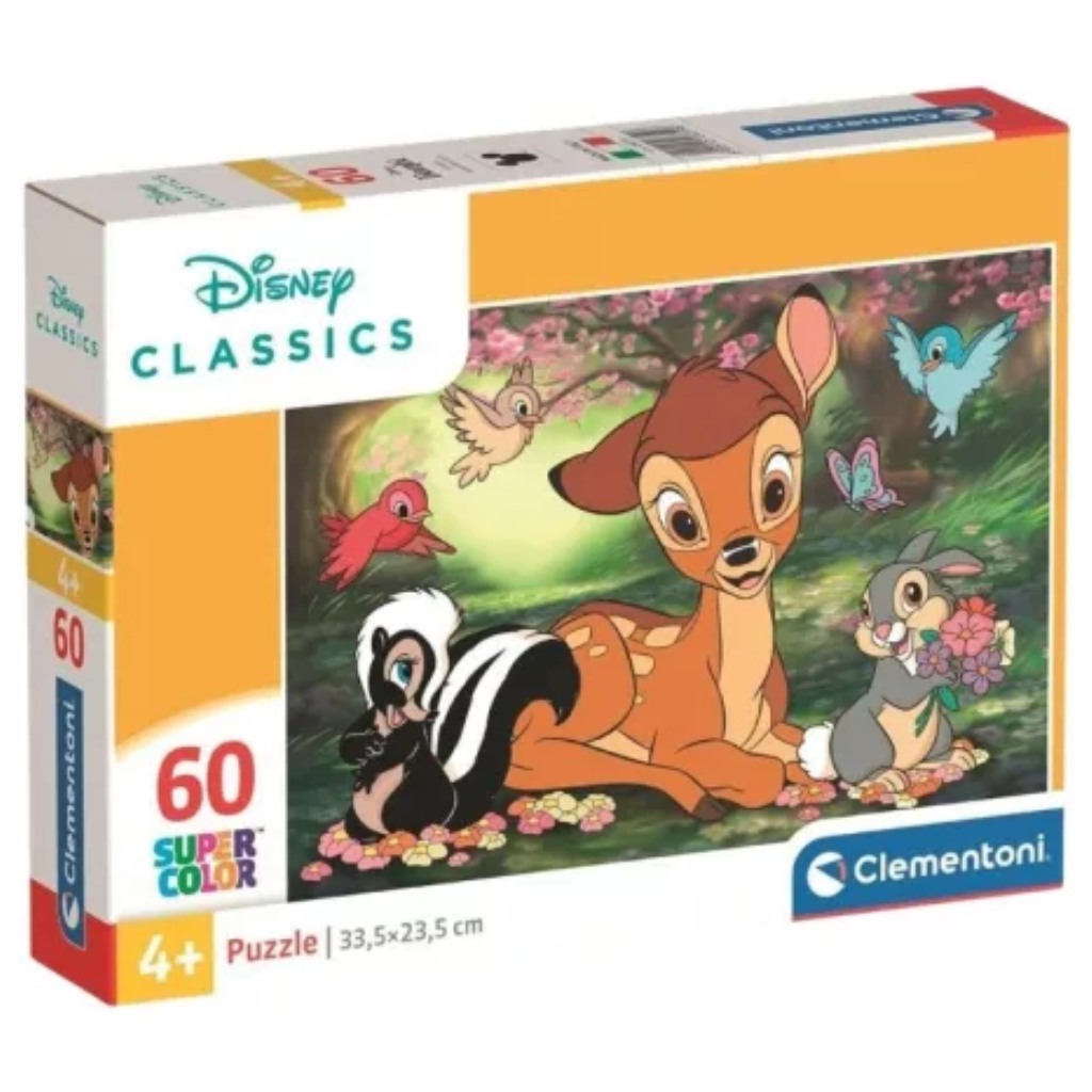 Disney Klasiky Bambi Super Color 60 ks puzzle - Clementoni kép 1