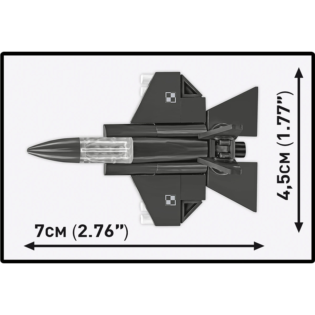 COBI: Ozbrojené sily F-35A Lightning II "Husarz" stavebnica kép 3