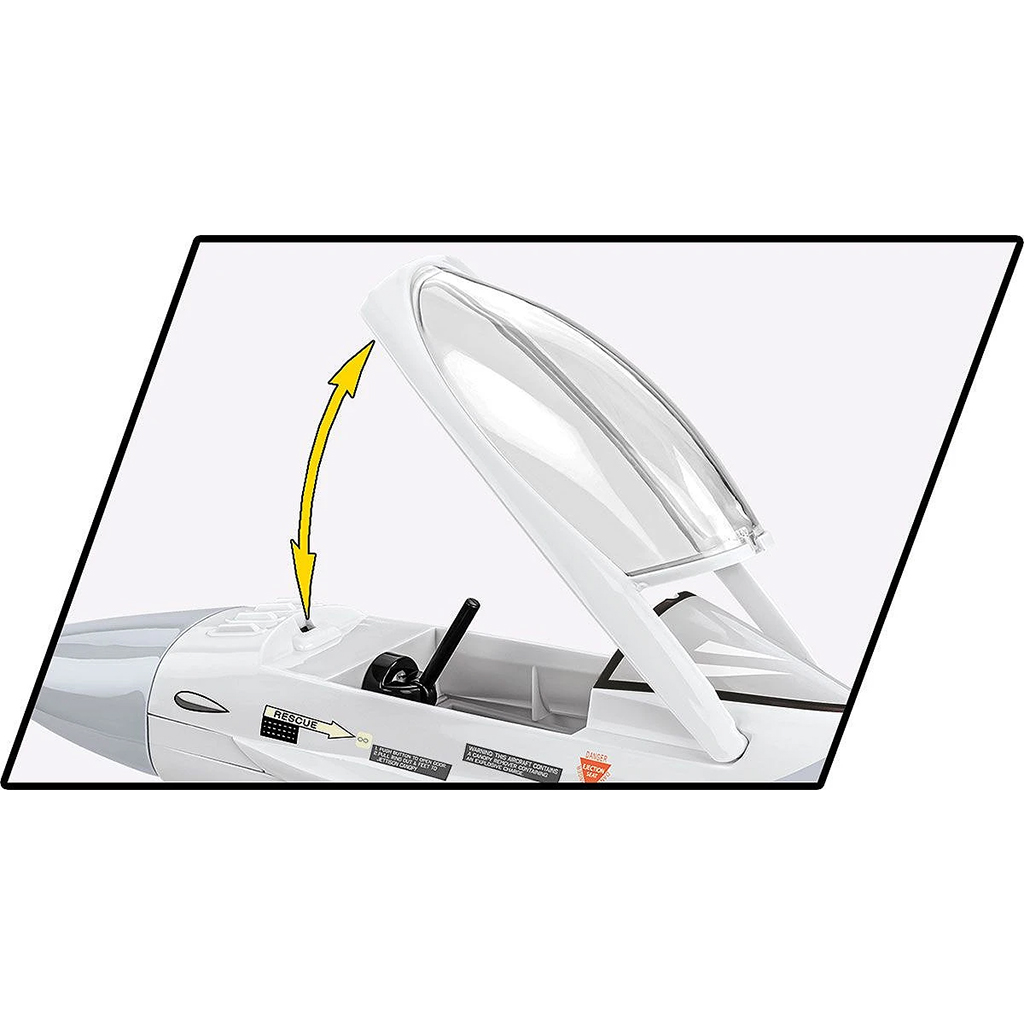 COBI: Ozbrojené sily F-16AM Fighting Falcon stavebnica (5893) kép 4