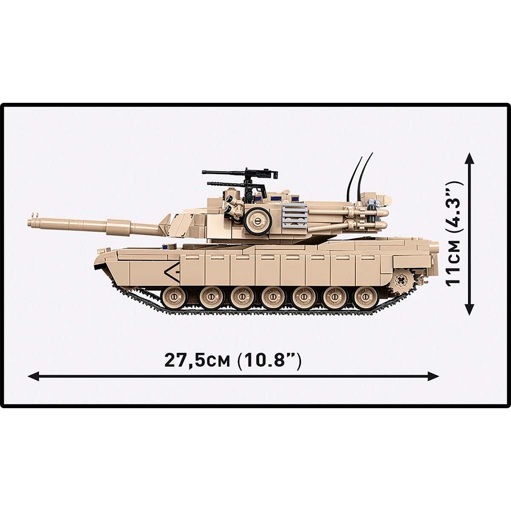 COBI: Ozbrojené sily M1A2 Abrams stavebnica (2632) kép 4