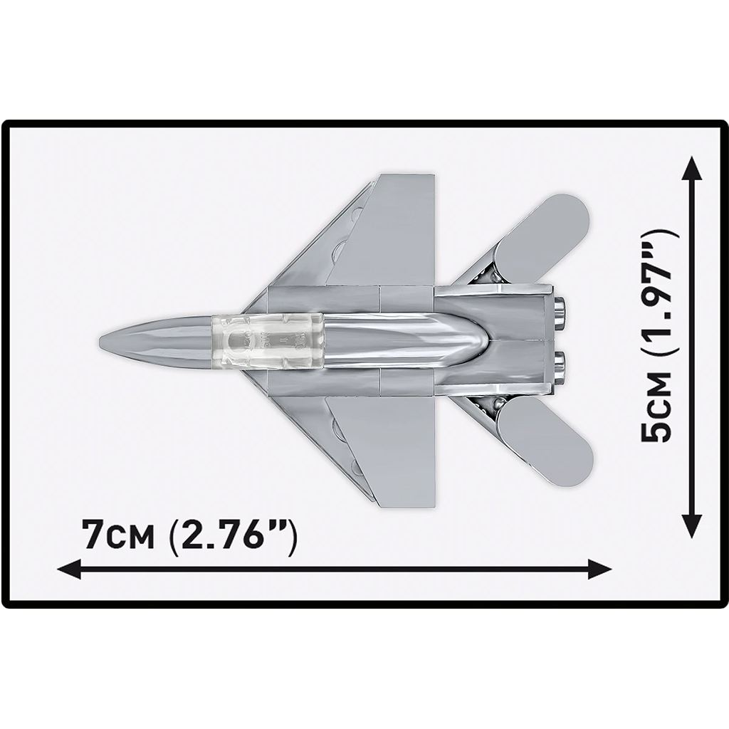 COBI: Ozbrojené sily MiG-29 NATO "Fulcrum" stavebnica (5928) kép 3