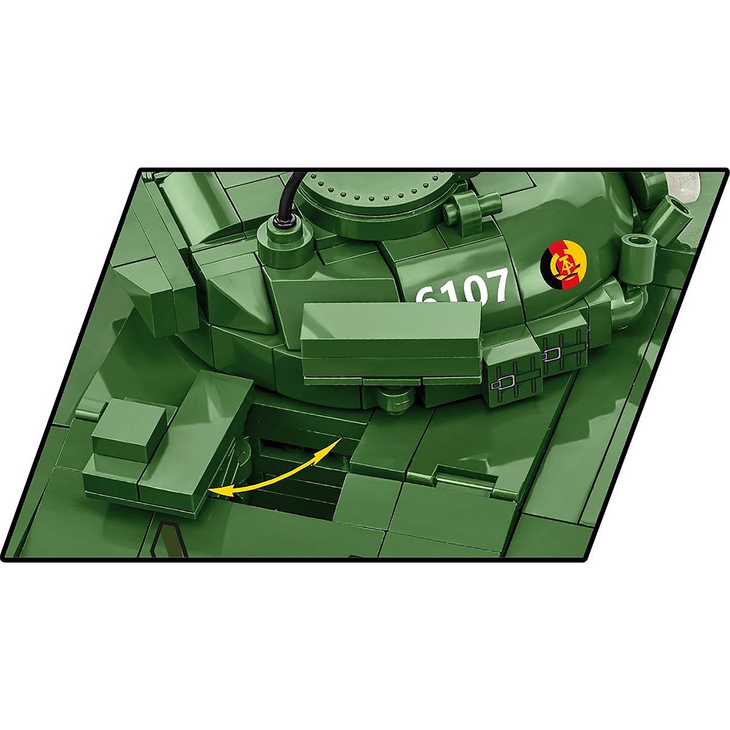 COBI: Ozbrojené sily T-72 (Východné Nemecko/Sovietsky zväz) tanková stavebnica (2625) kép 4