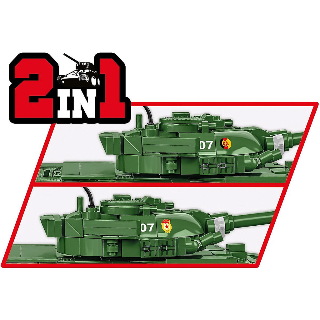 COBI: Ozbrojené sily T-72 (Východné Nemecko/Sovietsky zväz) tanková stavebnica (2625) kép 6