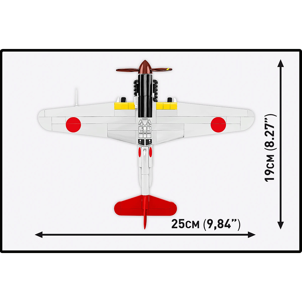COBI: WW II Kawasaki Ki-61 Hien stavebnica (5872) kép 4