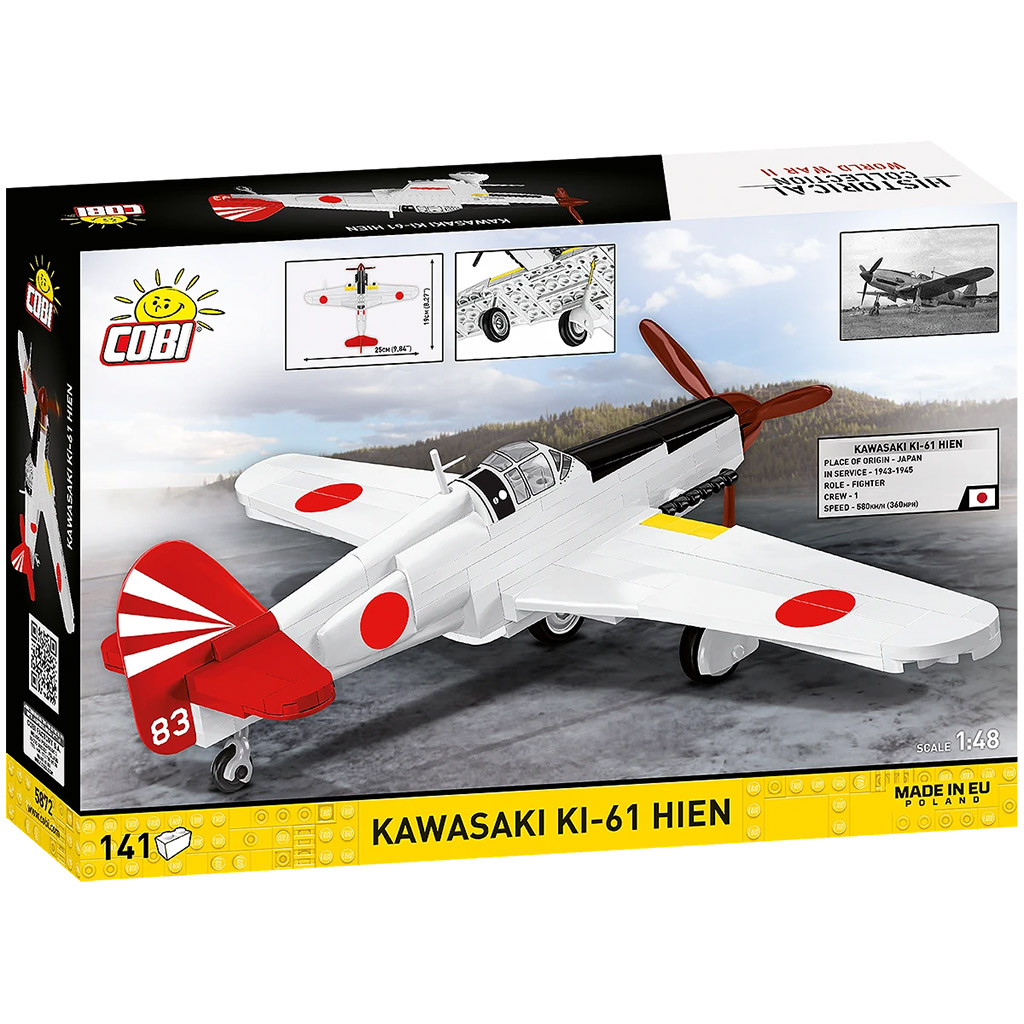 COBI: WW II Kawasaki Ki-61 Hien stavebnica (5872) kép 5