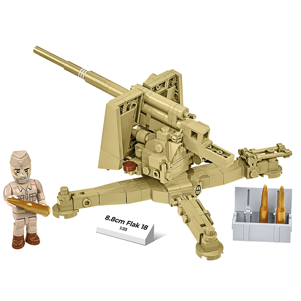 COBI: WW II 8.8cm Flak 18 stavebnica (3141) kép 3