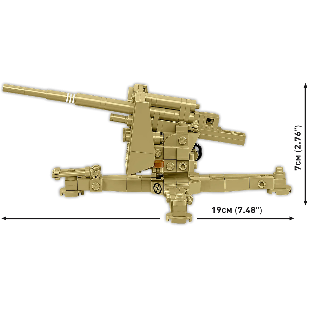 COBI: WW II 8.8cm Flak 18 stavebnica (3141) kép 4