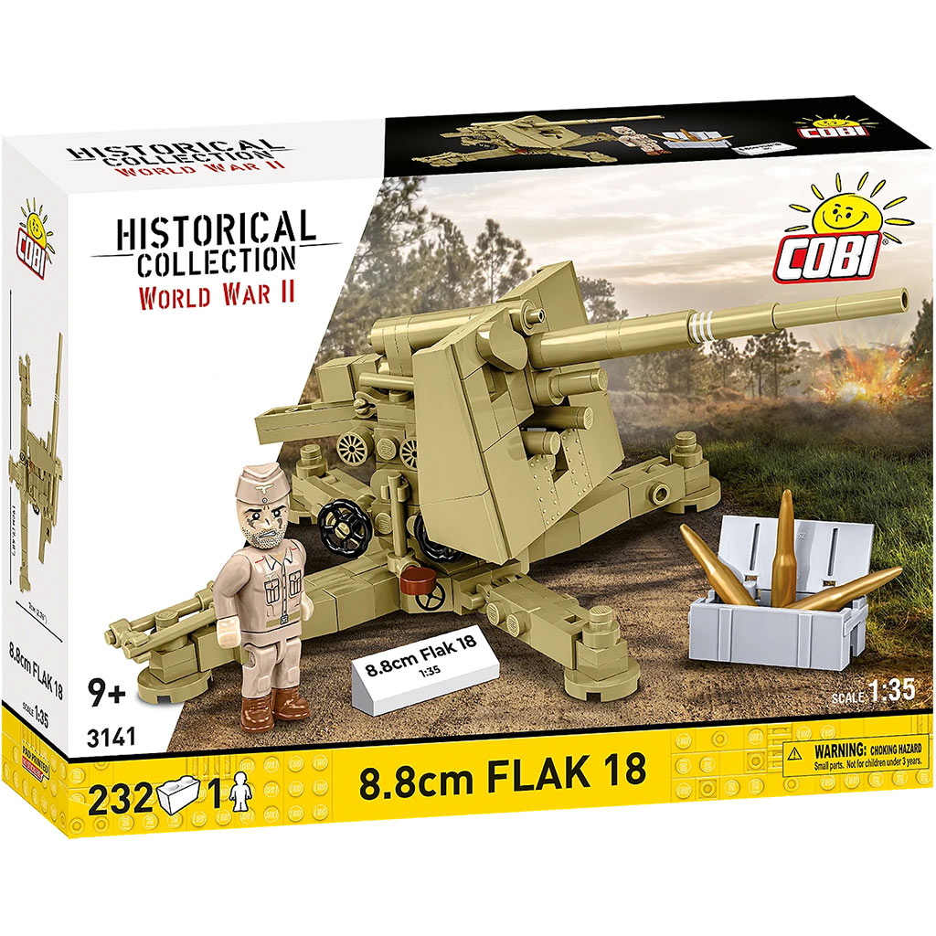 COBI: WW II 8.8cm Flak 18 stavebnica (3141) kép 1