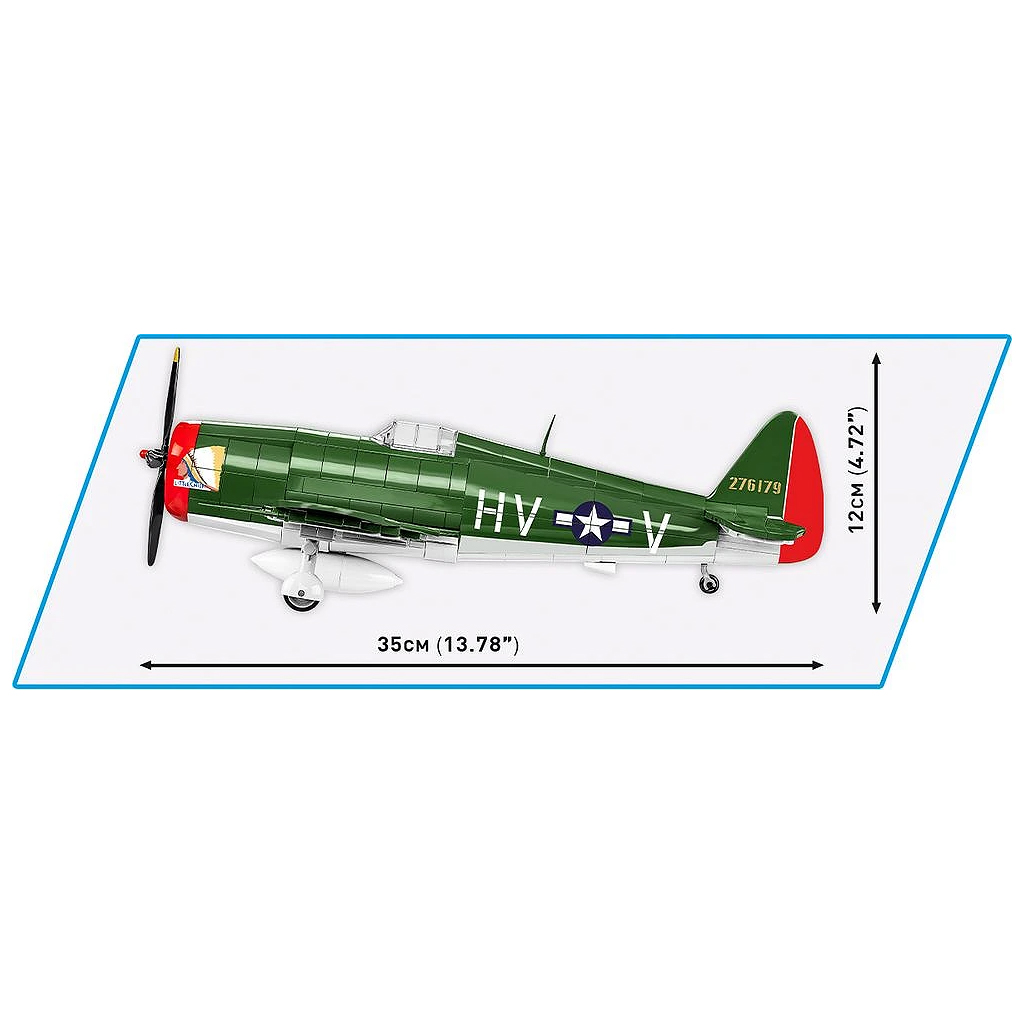 COBI: WW II P-47 Thunderbolt stavebnica (5737) kép 4