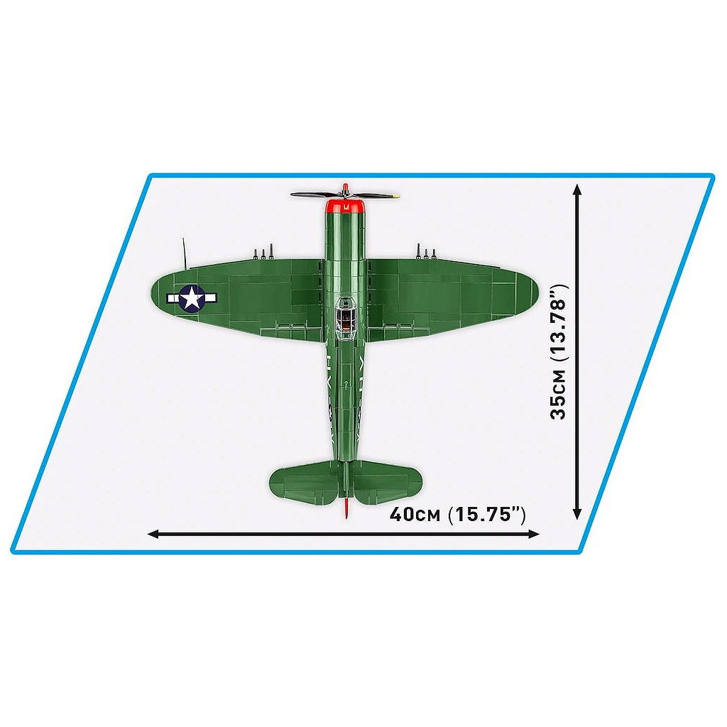 COBI: WW II P-47 Thunderbolt stavebnica (5737) kép 5