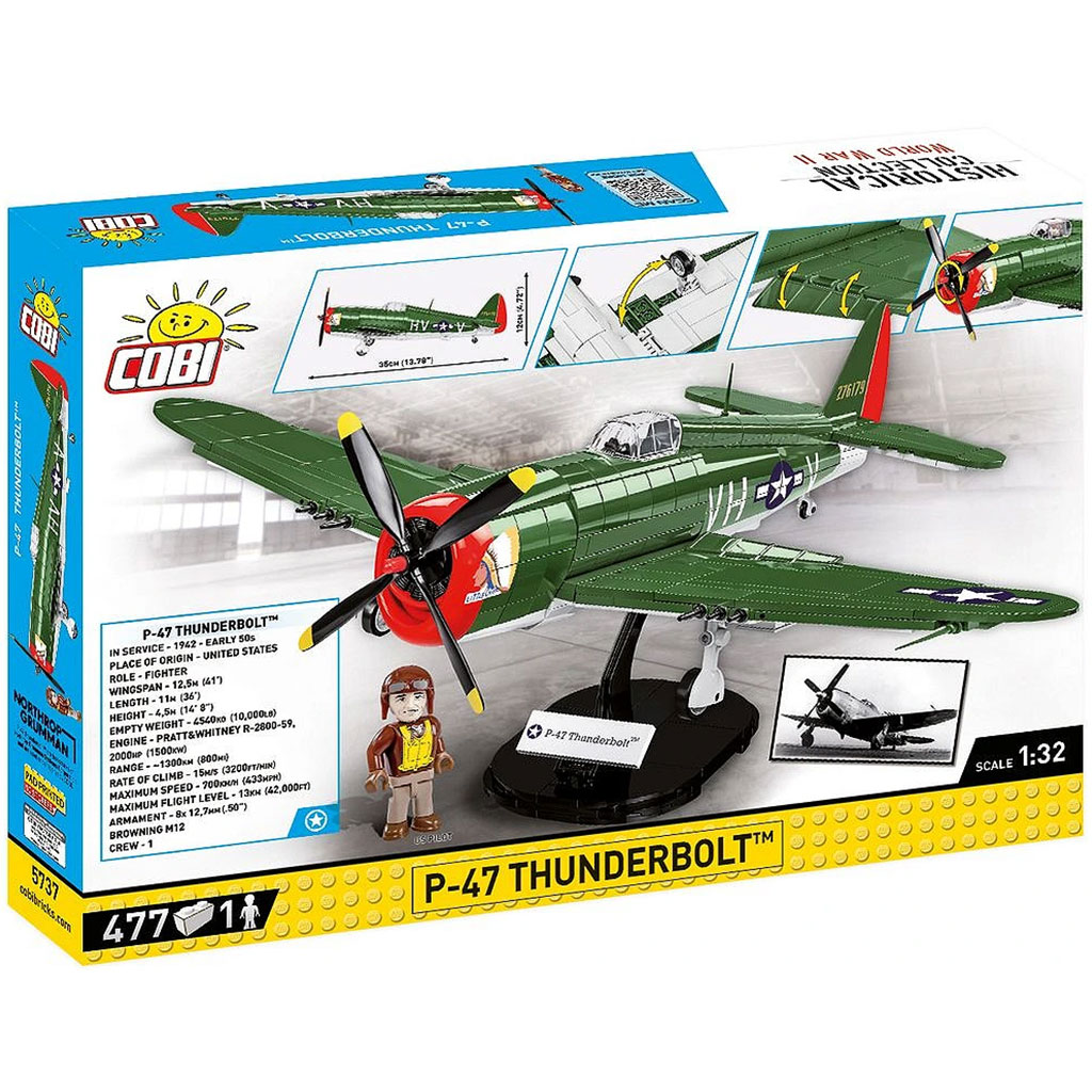 COBI: WW II P-47 Thunderbolt stavebnica (5737) kép 6