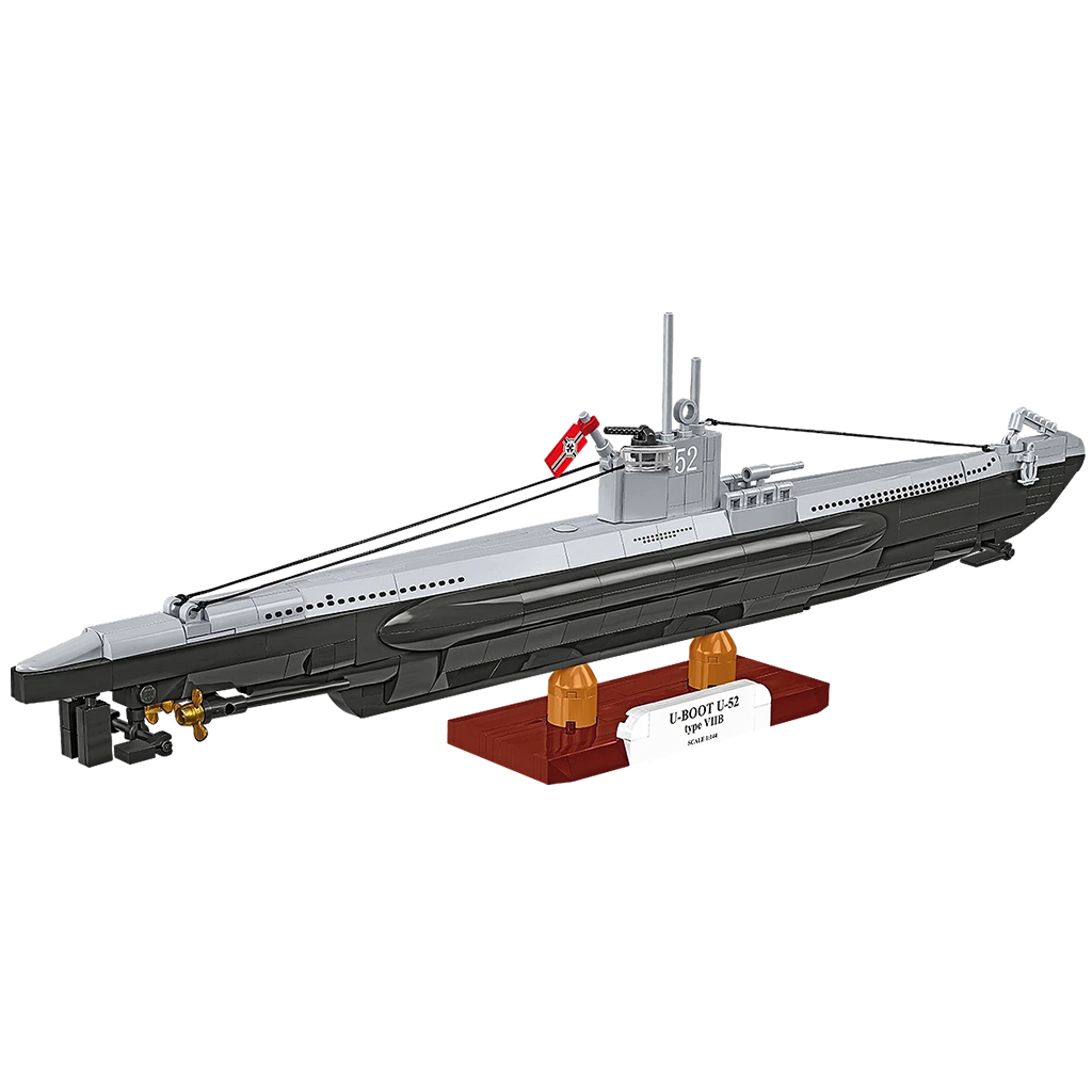 COBI: WW II Ponorka U-52 (Typ VIIB) lodný stavebnica (4852) kép 3