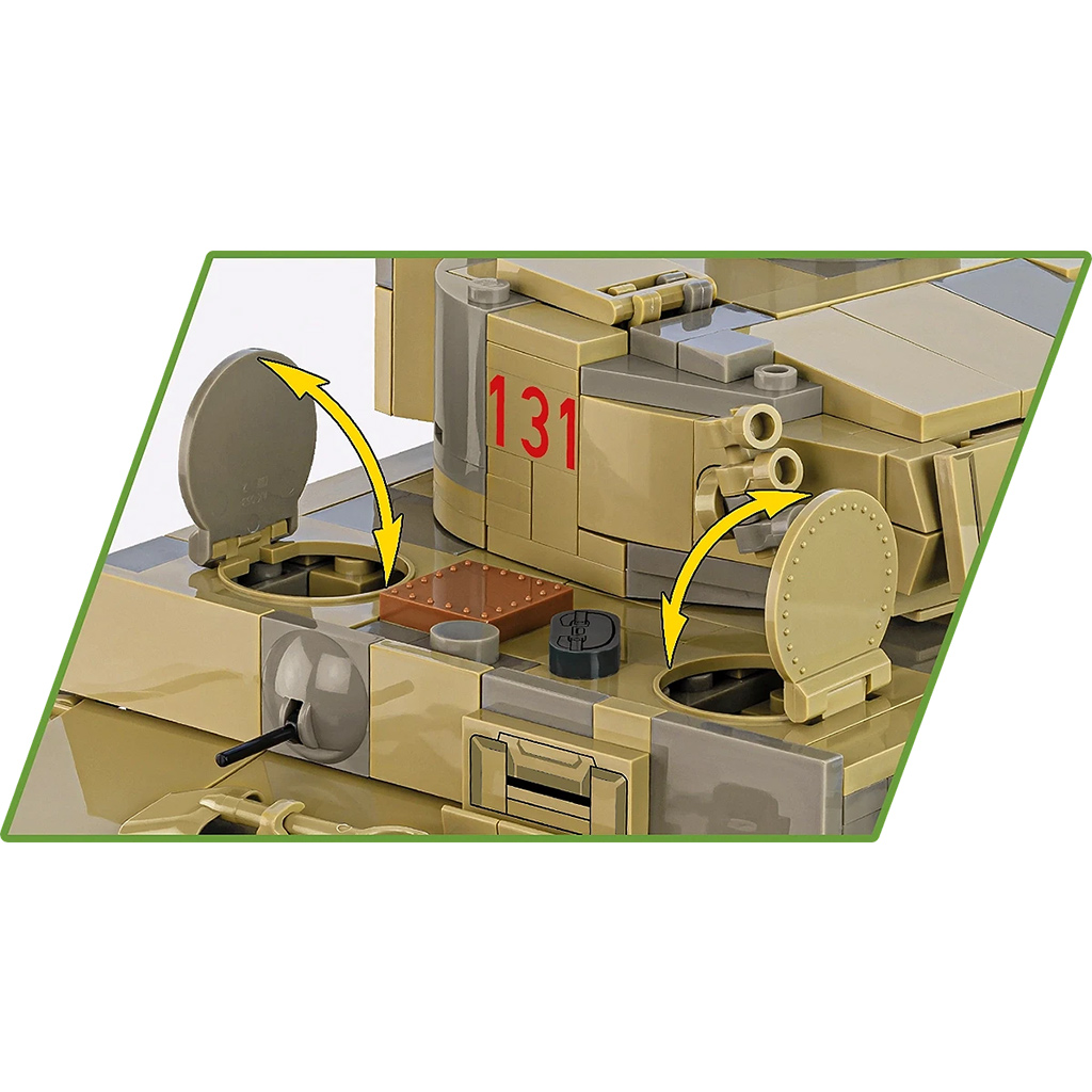 COBI: Tank VI Tiger no131 stavebnica (2588) kép 4