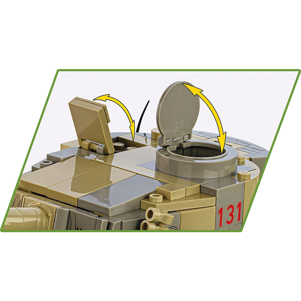 COBI: Tank VI Tiger no131 stavebnica (2588) kép 7