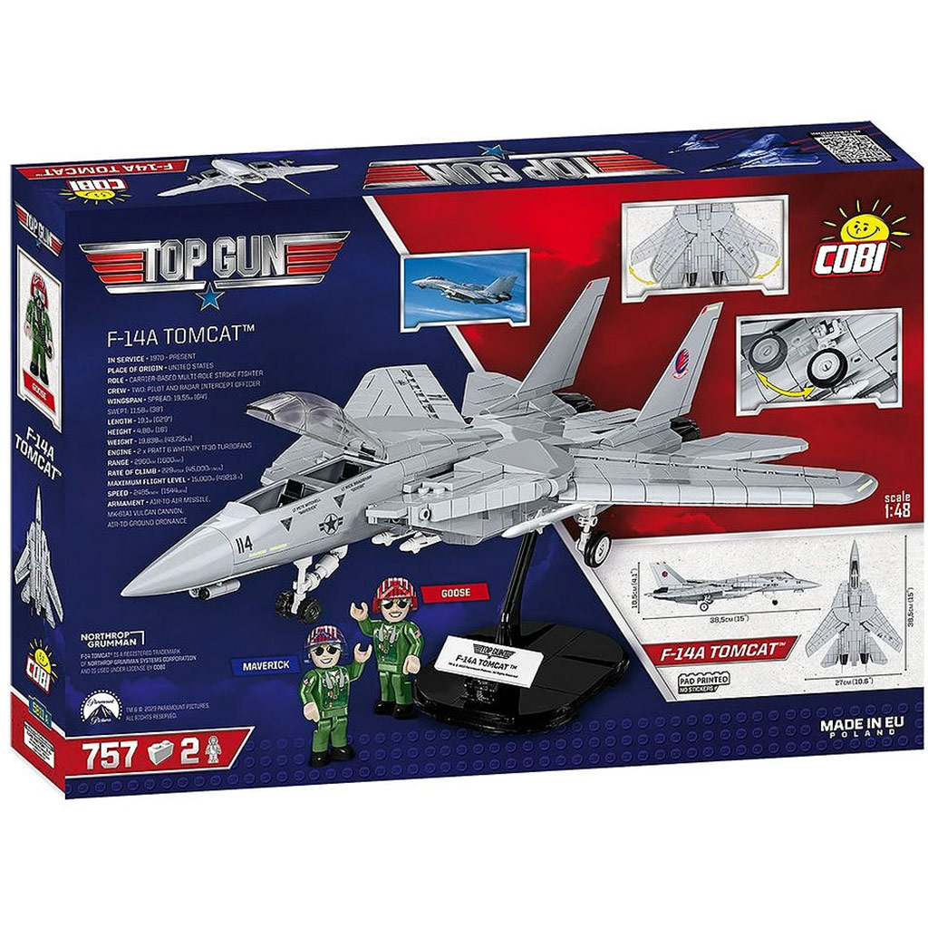 COBI: Top Gun F-14A Tomcat™ stavebnica kép 8