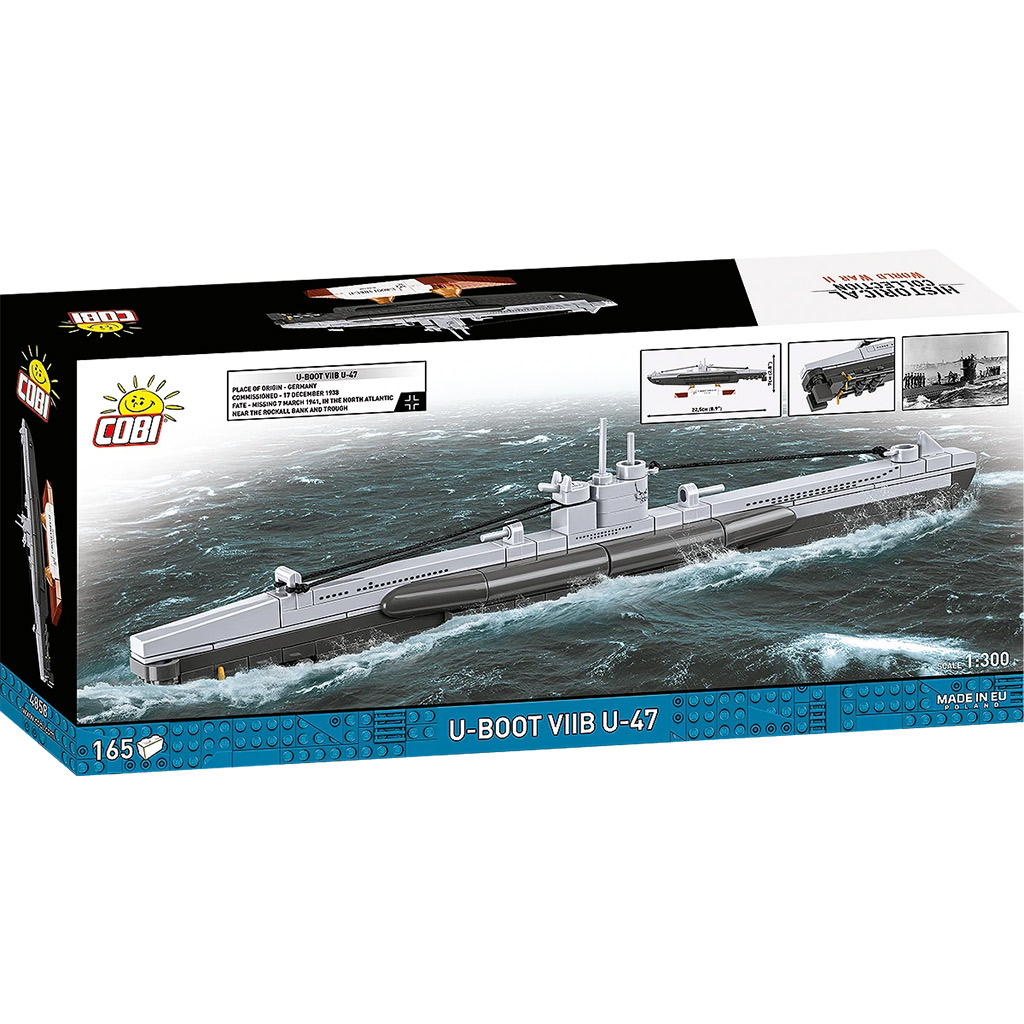 COBI: WW II U-Boot VIIB U-47 stavebnica kép 5