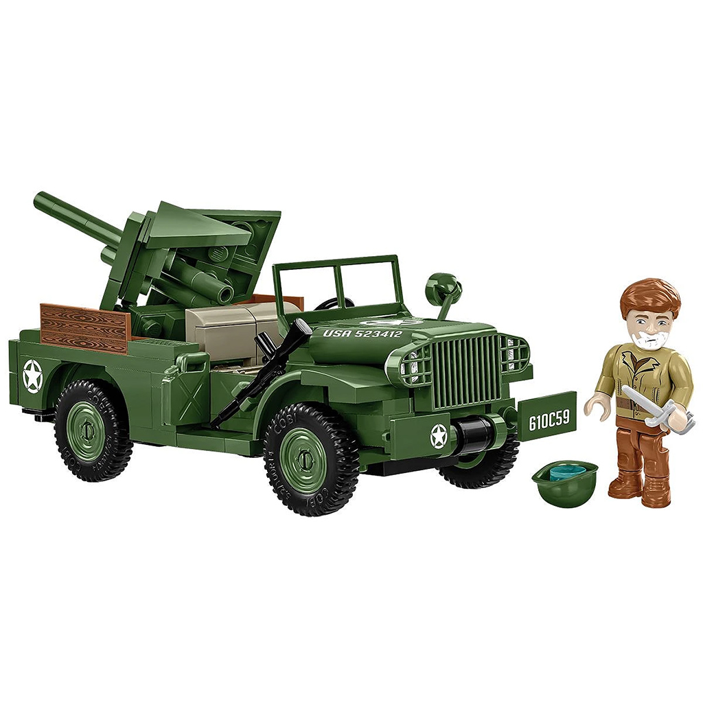 COBI: WW II 37mm GMC M6 Fargo stavebnica (3116) kép 3