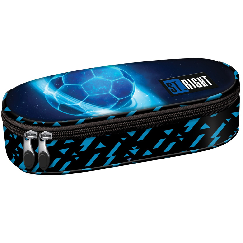 St.Right Cosmic Soccer oválny peračník PC01 23x9,5x6cm kép 1