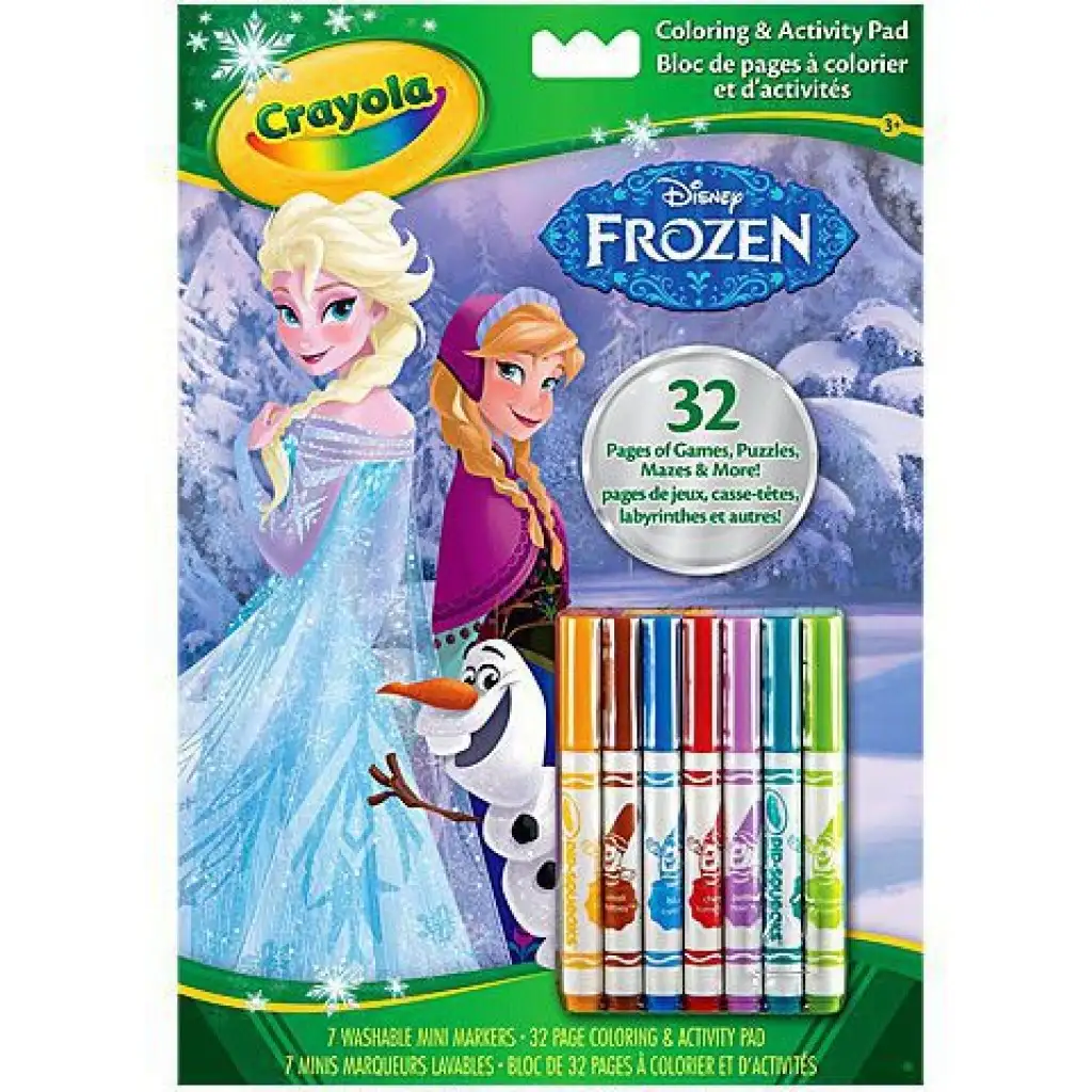 Crayola: Ľadové kráľovstvo omaľovánka a zábavné aktivity kép 1