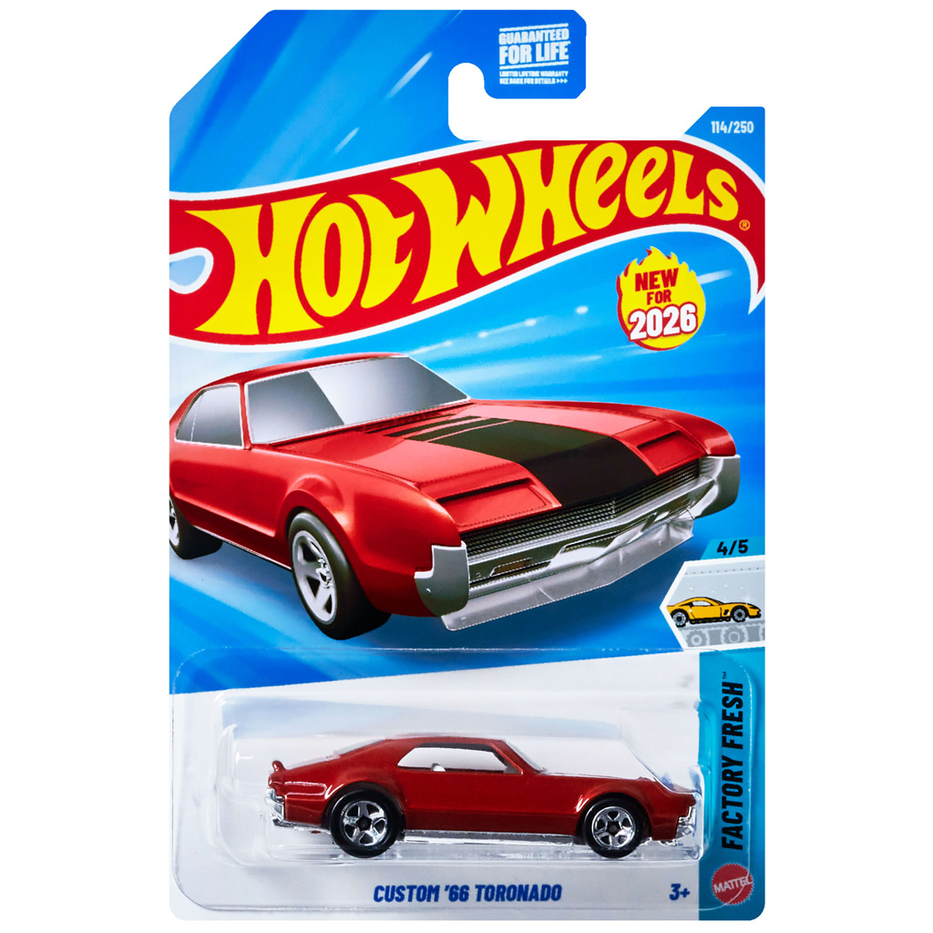 Hot Wheels: Custom '66 Toronado autíčko 1/64 - Mattel kép 1
