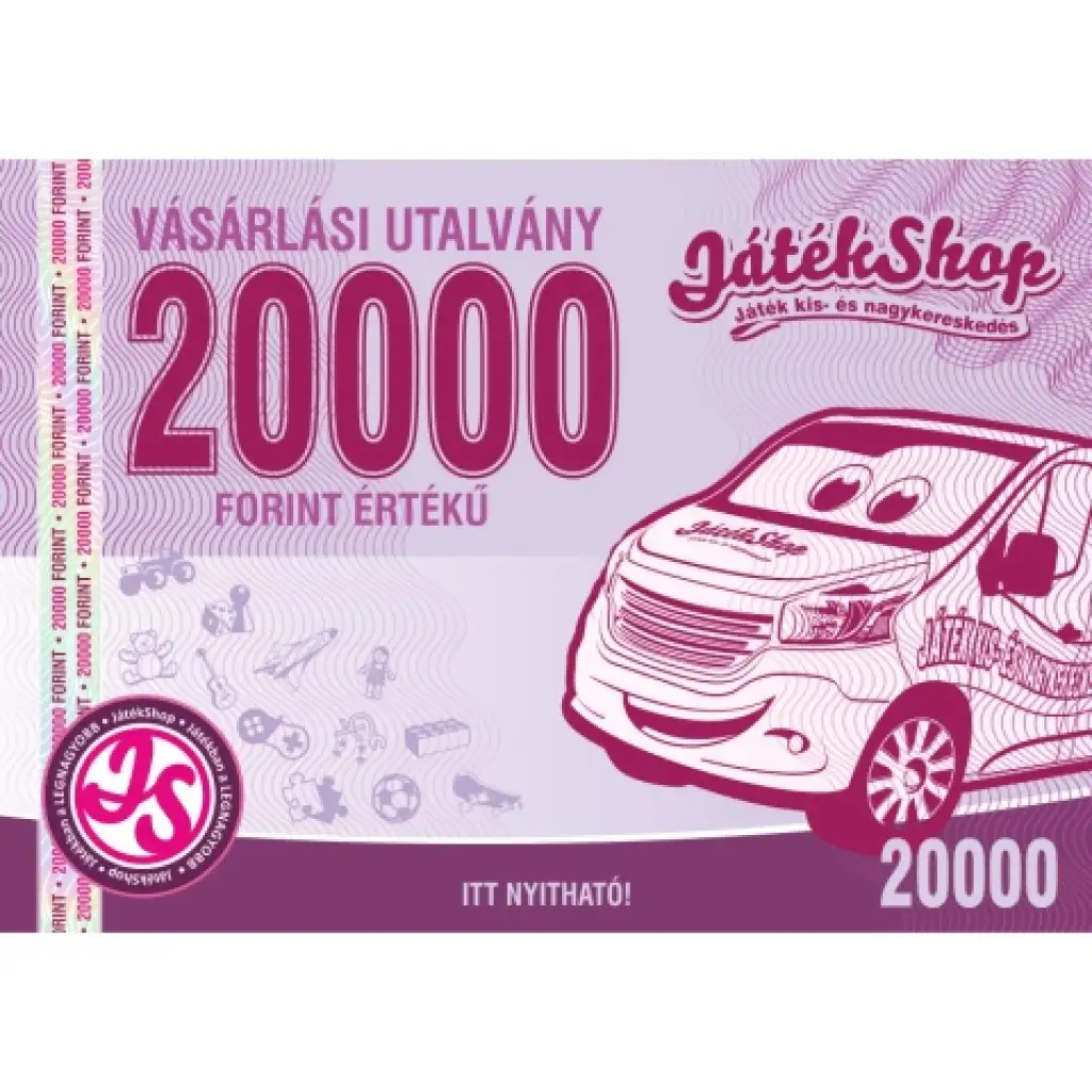 Darčekový poukaz v hodnote 20 000 Ft kép 1