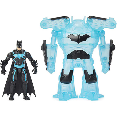 Action Figure Bat-Tech Nightwing 30 Cm – Figura Snodabile Con Vestito In Tessuto E 11 Punti Di Articolazione, Giocattolo Ispirato Ai Fumetti - 4