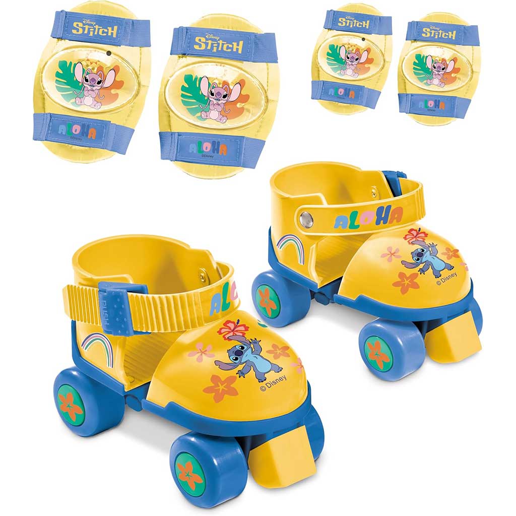 Disney Stitch kolieskové korčule s ochranným vybavením, veľkosti 22–29 - Mondo Toys kép 2