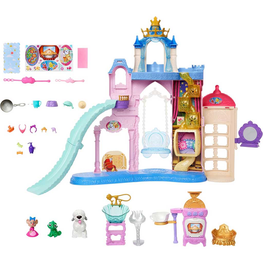 Disney Princezné: Hračkový set zámku pre domáce zvieratá - Mattel kép 4