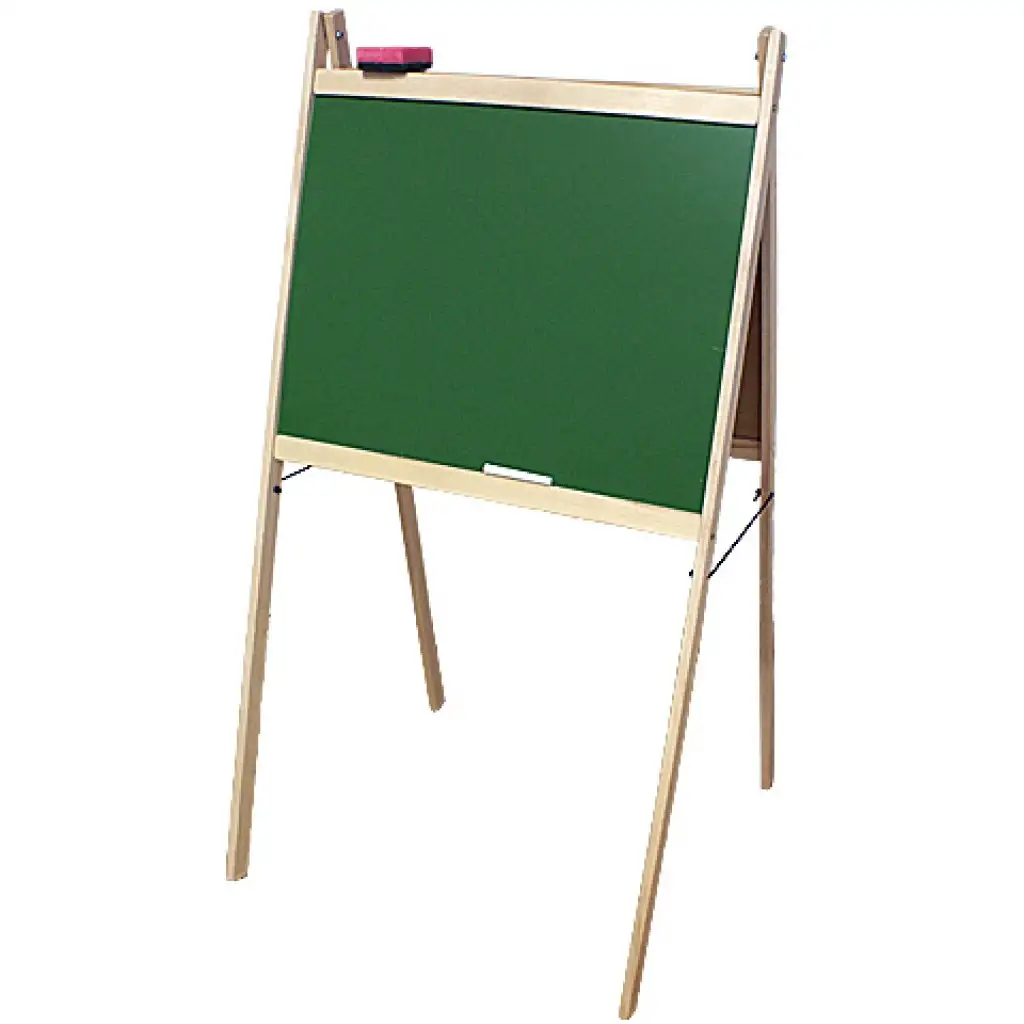 Dvojstranná stojacia drevená tabuľa kép 1