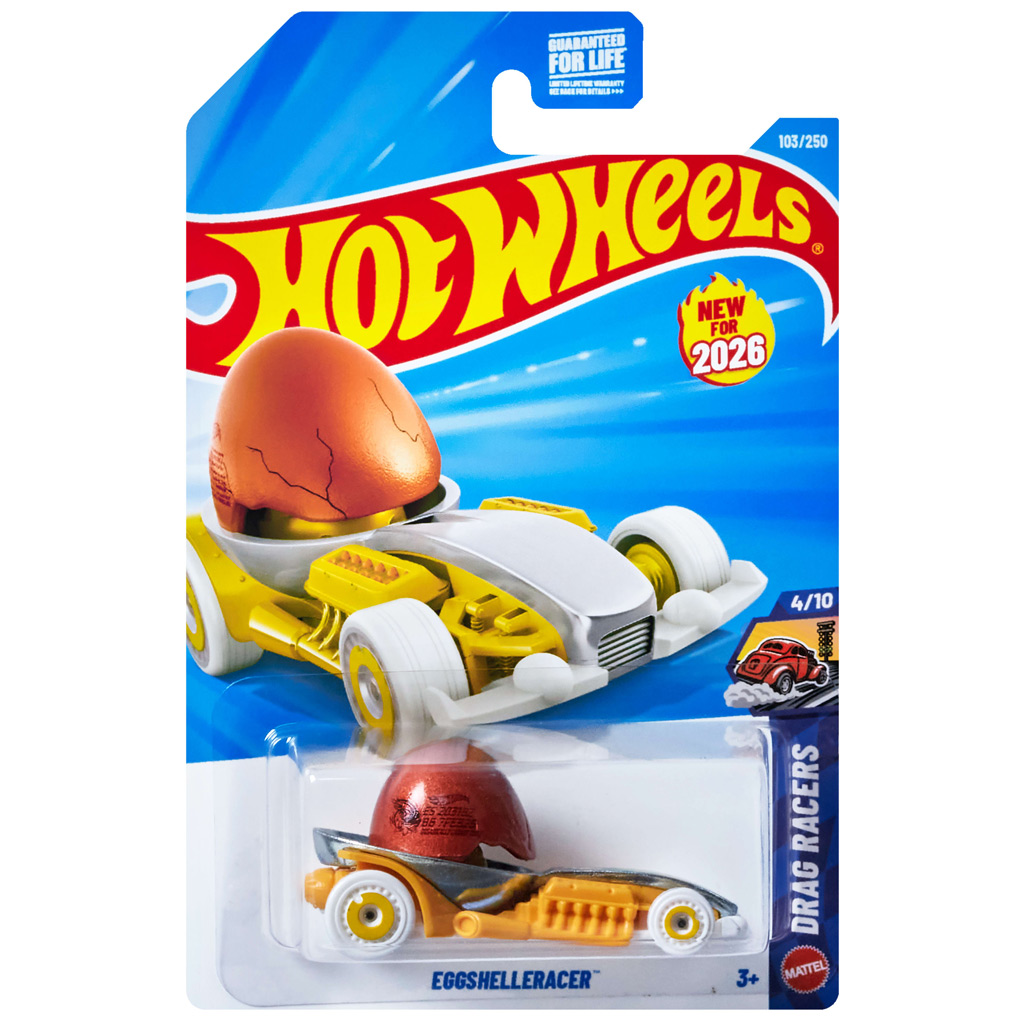 Hot Wheels: Eggshelleracer autíčko 1/64 - Mattel kép 1