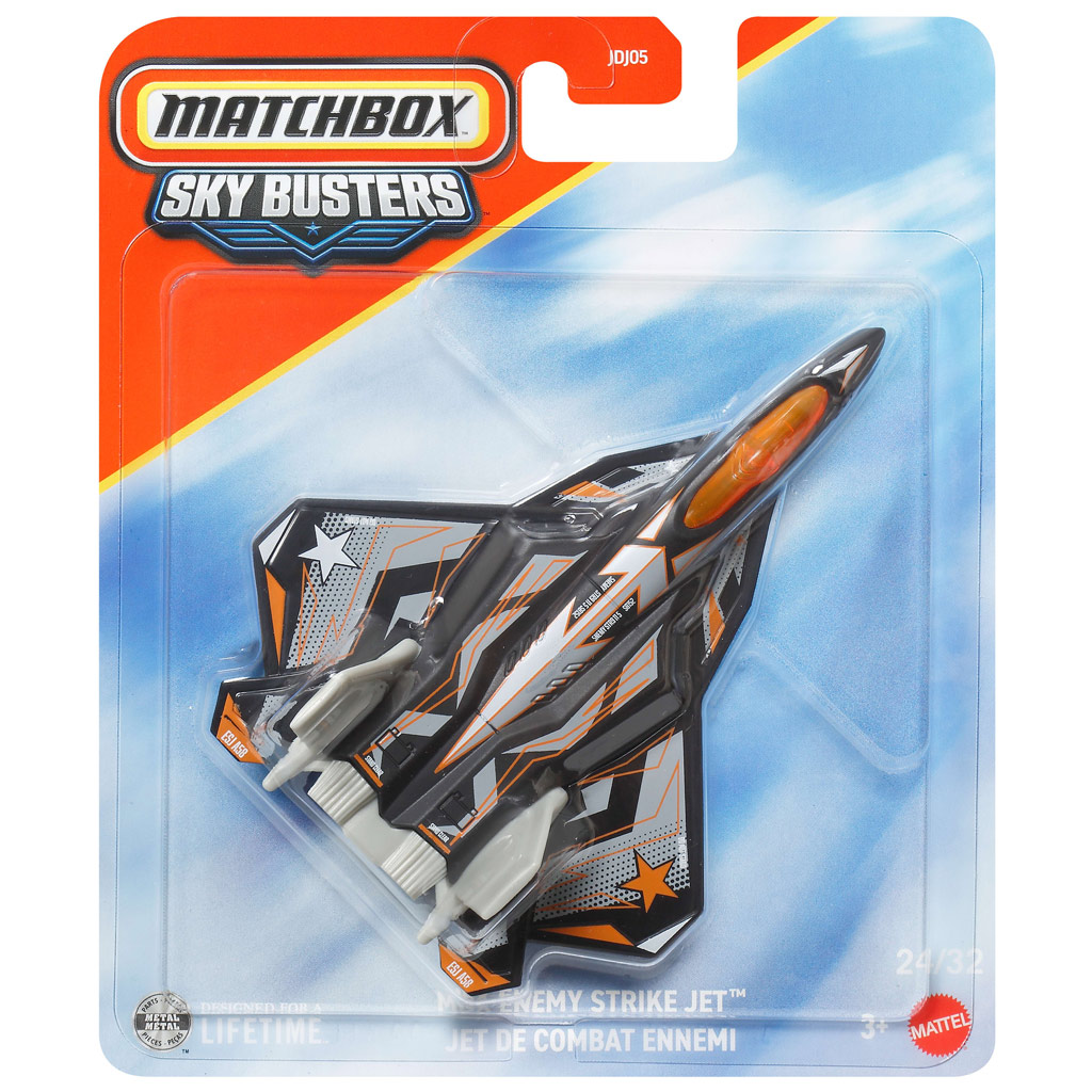 Matchbox Sky Busters: Enemy Strike Jet model lietadla 1/64 – Mattel kép 1