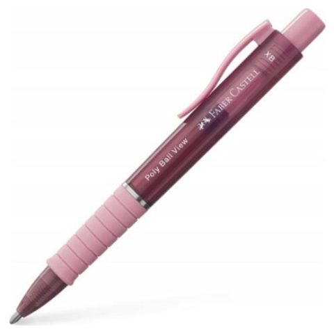 Faber-Castell: Poly Ball XB ružové guľôčkové pero kép 1